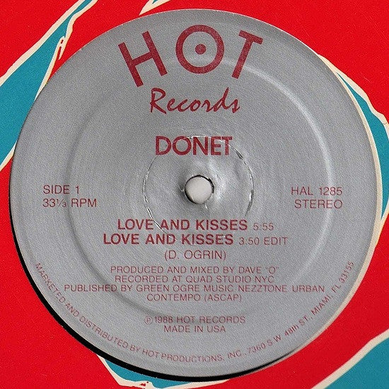 Donet - Love And Kisses | Excellent (EX) Excellent (EX) - HOUSE / USED *EXCELLENT*