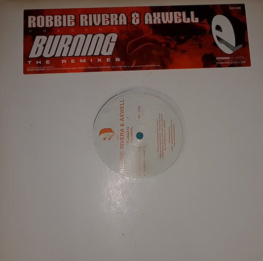 Burning (The Remixes) (VINYL) | Near Mint- (NM-) Excellent+ (EX+) - HOUSE / USED *NEAR MINT-*