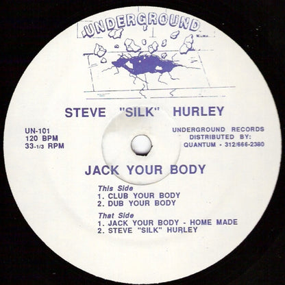 Jack Your Body (12") | Near Mint (NM) Generic - HOUSE / USED *NEAR MINT*