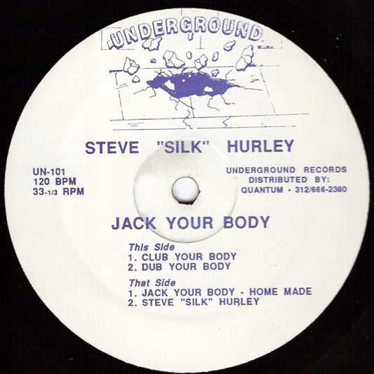 Jack Your Body (12") | Near Mint (NM) Generic - HOUSE / USED *NEAR MINT*