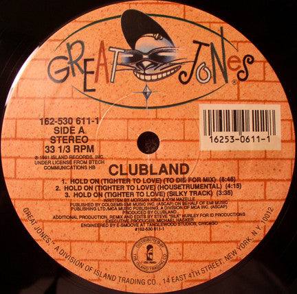 Hold On (Tighter To Love) (VINYL) | Near Mint (NM) Near Mint (NM) - HOUSE / USED *NEAR MINT*
