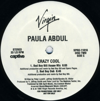 Paula Abdul - Crazy Cool | Near Mint (NM) Generic - HOUSE / USED *NEAR MINT*