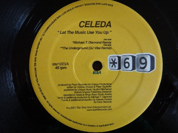 Celeda - Let The Music Use You Up | Near Mint (NM) Excellent (EX) - HOUSE / USED *NEAR MINT*