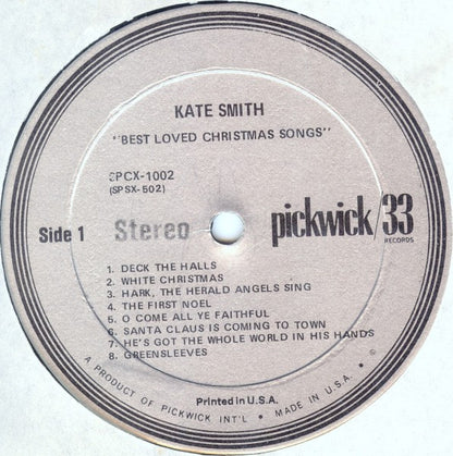 Kate Smith (2) - O Come All Ye Faithful | Near Mint (NM) Near Mint (NM) - HOLIDAY / USED *NEAR MINT*