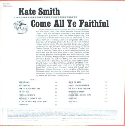Kate Smith (2) - O Come All Ye Faithful | Near Mint (NM) Near Mint (NM) - HOLIDAY / USED *NEAR MINT*