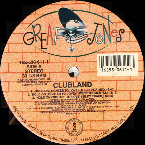 Hold On (Tighter To Love) (VINYL) | Near Mint (NM) Near Mint (NM) - HOUSE / USED *NEAR MINT*