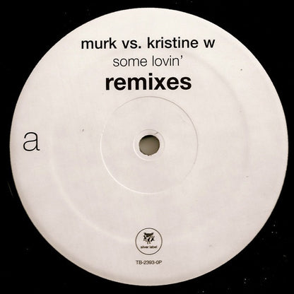 Murk - Some Lovin' (Remixes) | Near Mint (NM) Generic - HOUSE / USED *NEAR MINT*