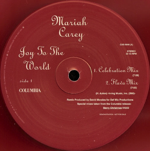 Joy To The World (TRANSLUCENT RED VINYL) | Near Mint (NM or M-) Excellent (EX) - HOUSE / USED *NEAR MINT*