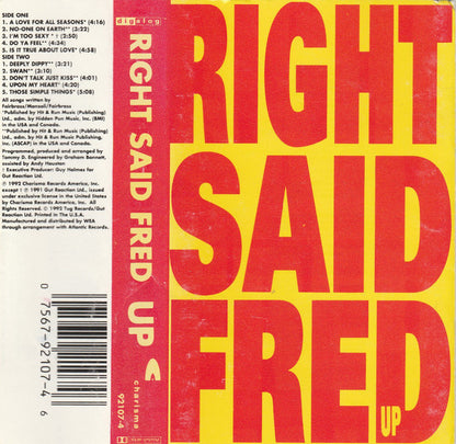 Right Said Fred - Up *CASSETTE* | Near Mint (NM) Near Mint (NM) - HOUSE / USED *NEAR MINT*