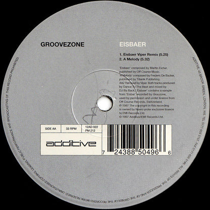 GrooveZone - Eisbaer | Near Mint (NM) Very Good Plus (VG+) - HOUSE / USED *NEAR MINT*
