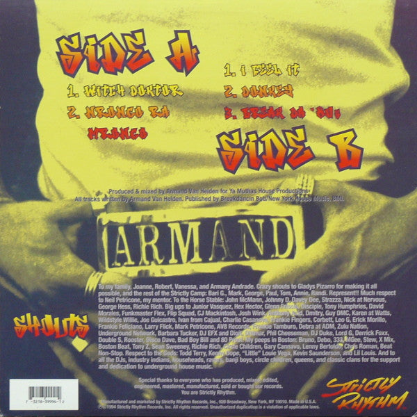 Armand Van Helden EP 12" Near Mint (NM or M-) Near Mint (NM or M-)