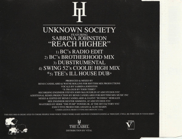 Reach Higher (CD) | Near Mint (NM) Near Mint (NM) - HOUSE / USED *NEAR MINT*