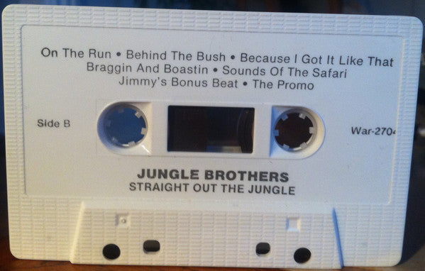 Jungle Brothers - Straight Out The Jungle *CASSETTE* | Near Mint (NM) Near Mint (NM) - HOUSE / USED *NEAR MINT*
