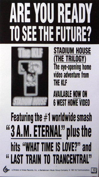 The KLF - The White Room *CASSETTE* | Near Mint (NM) Near Mint (NM) - HOUSE / USED *NEAR MINT*