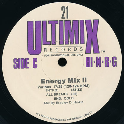 Various - Ultimix 21 *RECORD 2 ONLY* | Near Mint (NM) Near Mint (NM) - HOUSE / USED *NEAR MINT*
