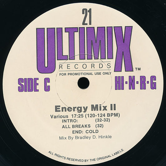 Various - Ultimix 21 *RECORD 2 ONLY* | Near Mint (NM) Near Mint (NM) - HOUSE / USED *NEAR MINT*