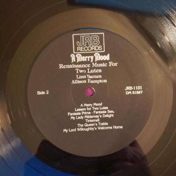 Linn Barnes - A Merry Mood: Renaissance Music for Two Lutes | Near Mint (NM) Near Mint (NM) - HOLIDAY / USED *NEAR MINT*