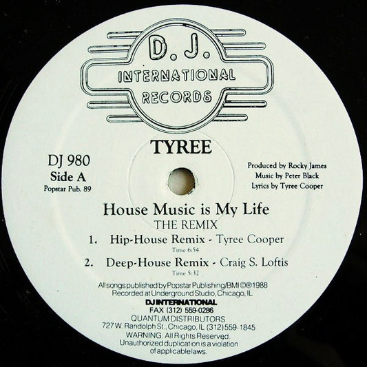 House Music Is My Life (The Remix) (VINYL) | Near Mint (NM) Generic - HOUSE / USED *NEAR MINT*