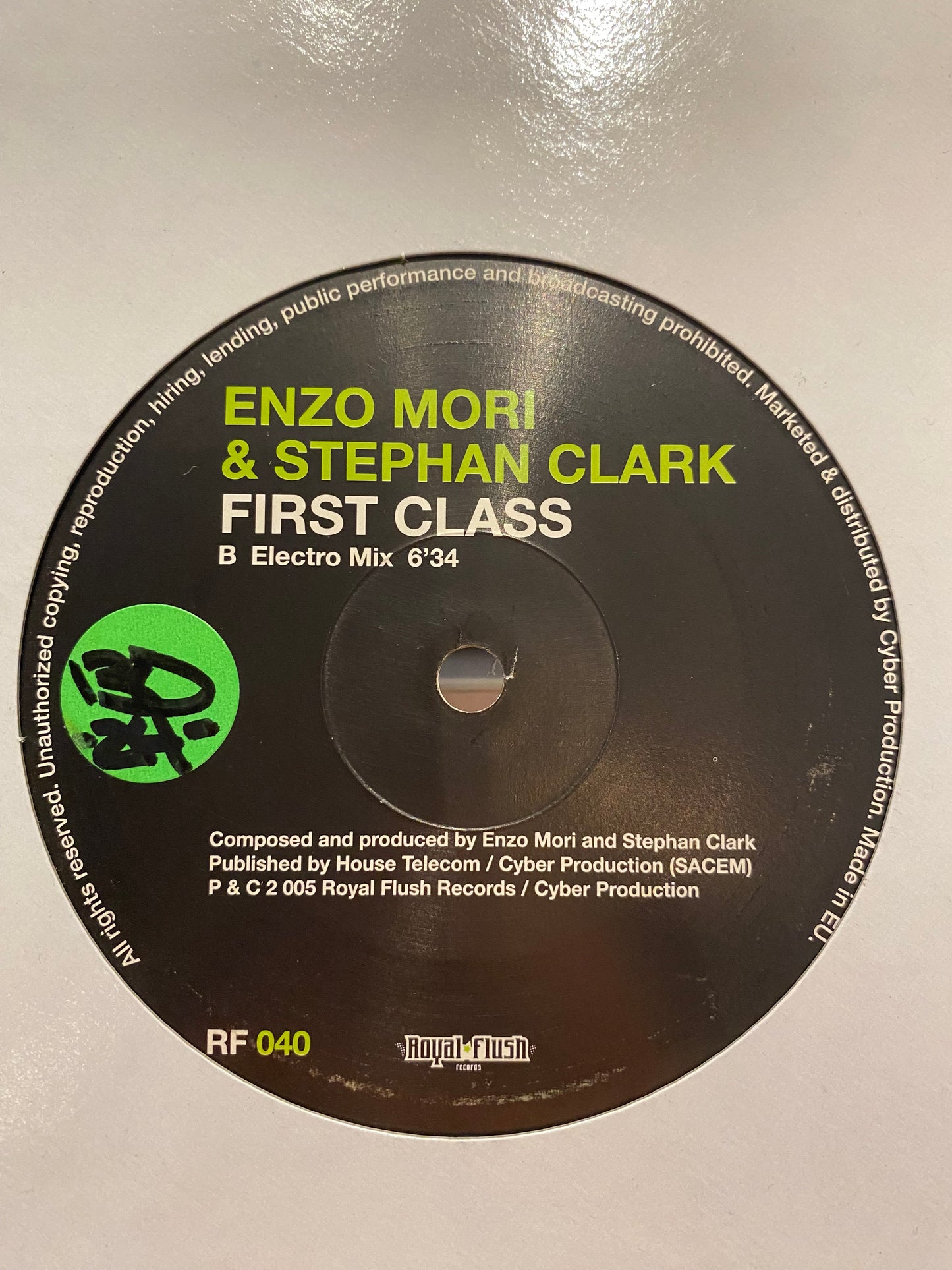Enzo Mori & Stephan Clark - First Class | Near Mint (NM) Generic - HOUSE / USED *NEAR MINT*