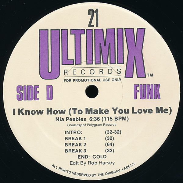 Various - Ultimix 21 *RECORD 2 ONLY* | Near Mint (NM) Near Mint (NM) - HOUSE / USED *NEAR MINT*
