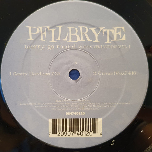 Merry Go Round - Reconstruction Vol. 1 (VINYL) | Near Mint (NM) Near Mint (NM) - HOUSE / USED *NEAR MINT*