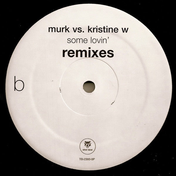 Murk - Some Lovin' (Remixes) | Near Mint (NM) Generic - HOUSE / USED *NEAR MINT*