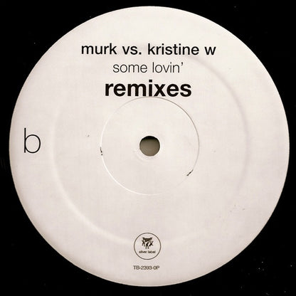 Murk - Some Lovin' (Remixes) | Near Mint (NM) Generic - HOUSE / USED *NEAR MINT*