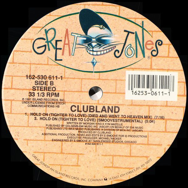 Hold On (Tighter To Love) (VINYL) | Near Mint (NM) Near Mint (NM) - HOUSE / USED *NEAR MINT*