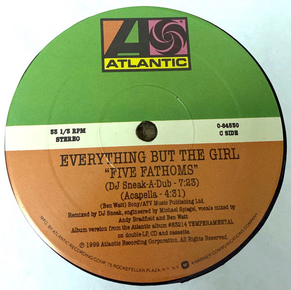 Everything But The Girl Five Fathoms LP Near Mint (NM or M-) Excellent (EX)