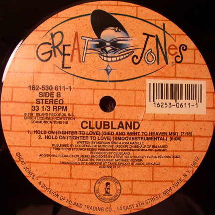 Hold On (Tighter To Love) (VINYL) | Near Mint (NM) Near Mint (NM) - HOUSE / USED *NEAR MINT*