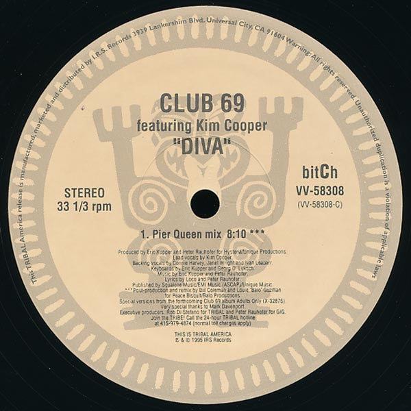Club 69 - Diva | Near Mint (NM) Excellent (EX) - HOUSE / USED *NEAR MINT*