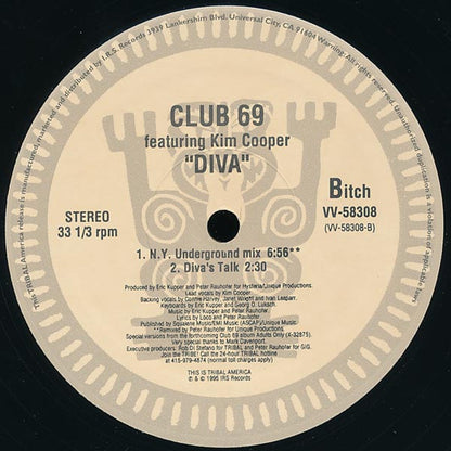 Club 69 - Diva | Near Mint (NM) Excellent (EX) - HOUSE / USED *NEAR MINT*