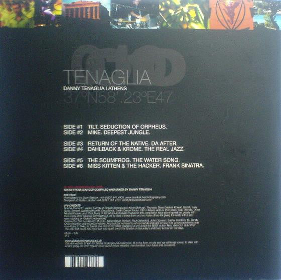 Danny Tenaglia - Global Underground 010: Athens | Near Mint (NM) Near Mint (NM) - HOUSE / USED *NEAR MINT*