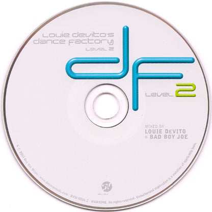 Louie DeVito's Dance Factory :: Level 2 (CD) | Very Good Plus (VG+) Near Mint (NM) - HOUSE / USED *VERY GOOD+*