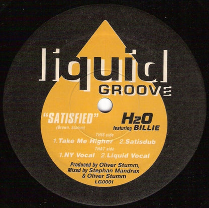 H2O - Satisfied | Very Good Plus (VG+) Very Good (VG) - HOUSE / USED *VERY GOOD+*