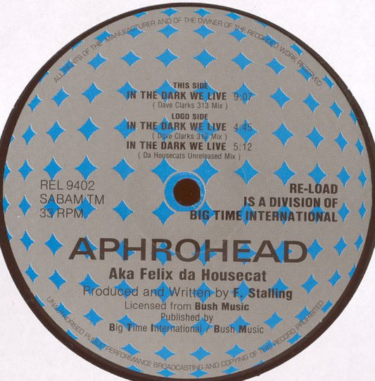 Aphrohead In The Dark We Live (Remixes) LP Very Good Plus (VG+) Generic