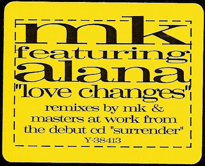 Marc Kinchen - Love Changes (VINYL) | Very Good Plus (VG+) Generic - HOUSE / USED *VERY GOOD+*
