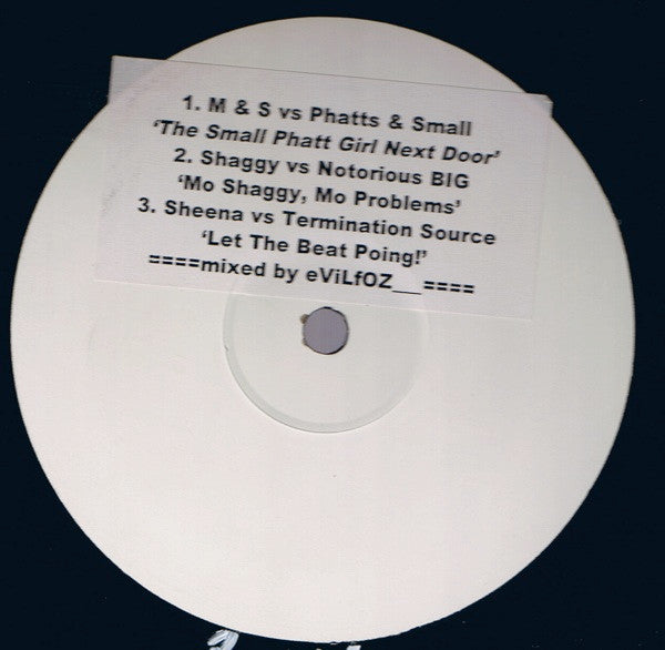 eVilfoz - The Small Phatt Girl Next Door / Mo Shaggy, Mo Problems / Let The Beat Poing! | Very Good Plus (VG+) Generic - HOUSE / USED *VERY GOOD+*