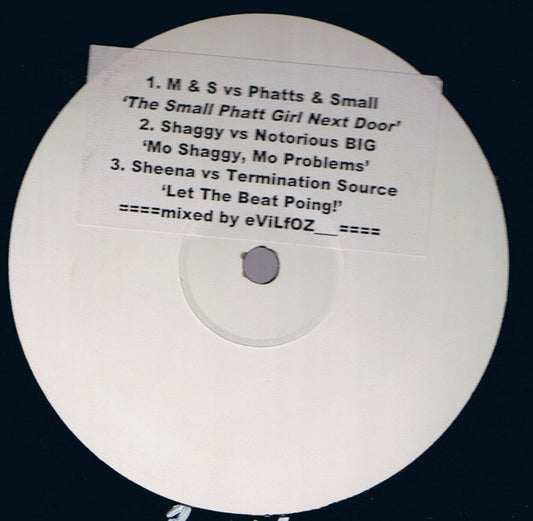 eVilfoz - The Small Phatt Girl Next Door / Mo Shaggy, Mo Problems / Let The Beat Poing! | Very Good Plus (VG+) Generic - HOUSE / USED *VERY GOOD+*