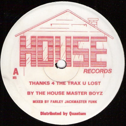 Thanks 4 The Trax U Lost (12" VINYL) | Very Good Plus Plus (VG++) Generic - HOUSE / USED *VERY GOOD++*