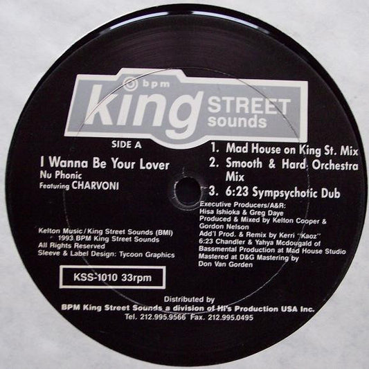 Nu Phonic - I Wanna Be Your Lover (Remixes) (VINYL) | Very Good Plus (VG+) Very Good Plus (VG+) - HOUSE / USED *VERY GOOD+*