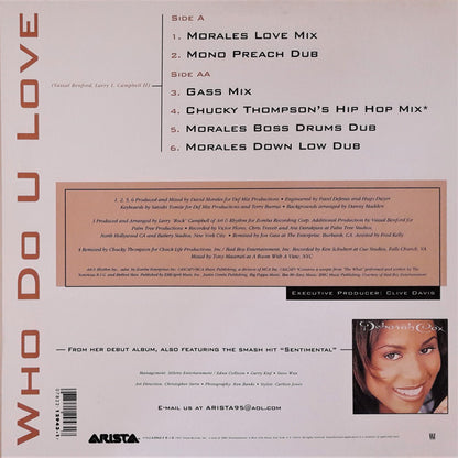 Who Do U Love | Very Good Plus (VG+) Very Good Plus (VG+)