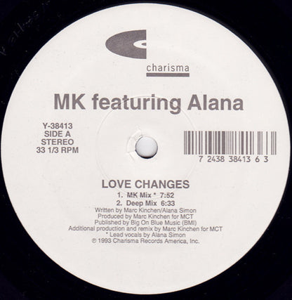Marc Kinchen - Love Changes (VINYL) | Very Good Plus (VG+) Generic - HOUSE / USED *VERY GOOD+*