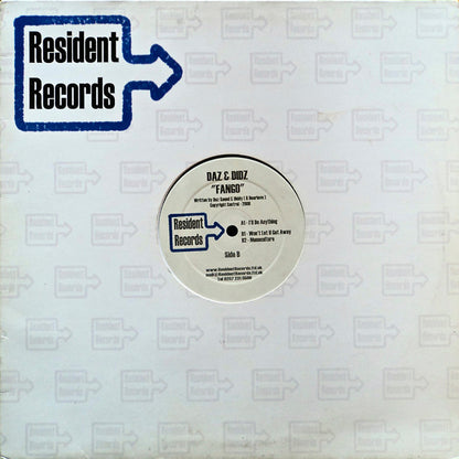 Daz & Didz - Fango | Very Good Plus (VG+) Excellent (EX) - HOUSE / USED *VERY GOOD+*