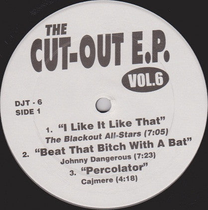 Various The Cut-Out E.P. Vol. 6 12" Very Good Plus (VG+) Generic
