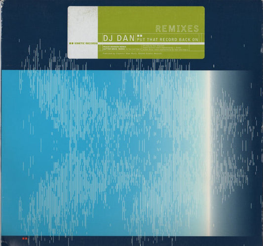 DJ Dan - Put That Record Back On Remixes | Very Good Plus (VG+) Very Good Plus (VG+) - HOUSE / USED *VERY GOOD+*