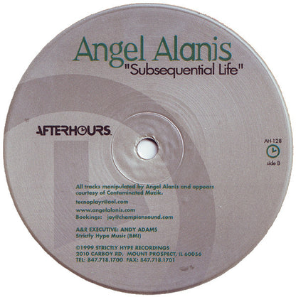 Angel Alanis - Subsequential Life | Very Good Plus (VG+) Generic - HOUSE / USED *VERY GOOD+*