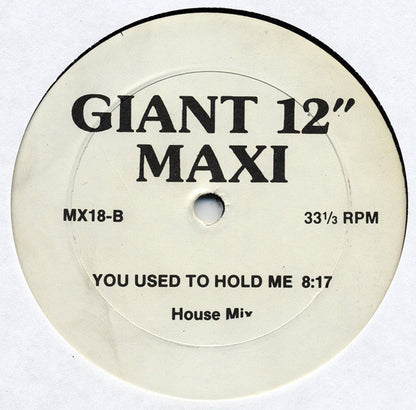 Can't Get Enough / You Used To Hold Me | Very Good Plus (VG+) Generic