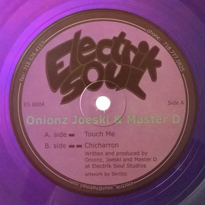 Onionz - Touch Me (PURPLE VINYL) | Very Good Plus (VG+) Generic - HOUSE / USED *VERY GOOD++*