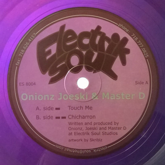 Onionz - Touch Me (PURPLE VINYL) | Very Good Plus (VG+) Generic - HOUSE / USED *VERY GOOD++*